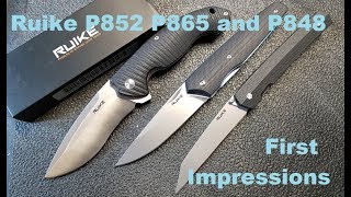 New 2018 Ruike Models 848, 852, 865 First Impressions