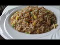 How to Make Fried Rice with Soy Sauce / Chow Rice / 酱油炒饭
