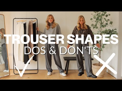 DOS & DON'TS OF TROUSERS  | A comprehensive guide for trouser shapes - YouTube