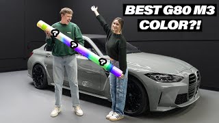 I SURPRISE WRAPPED HIS G80 M3!!