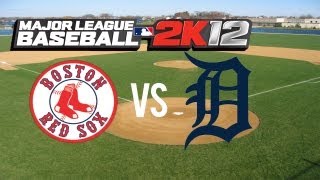 Major League Baseball 2K12 Red Sox vs Tigers