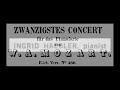 Mozart / Ingrid Haebler, 1958: Piano Concerto No. 20 in D minor, K. 466 - Movement 2