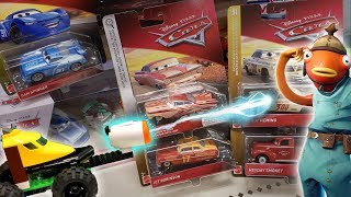 RARE Disney Cars Toy Hunt for Kids! We Found the BEST Cars - FUN Mix of Fortnite & Custom Lego Tanks