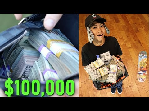 SURPRISING A 15 YEAR OLD JAPANESE SKATER WITH 100,000 DOLLARS (PRANK)