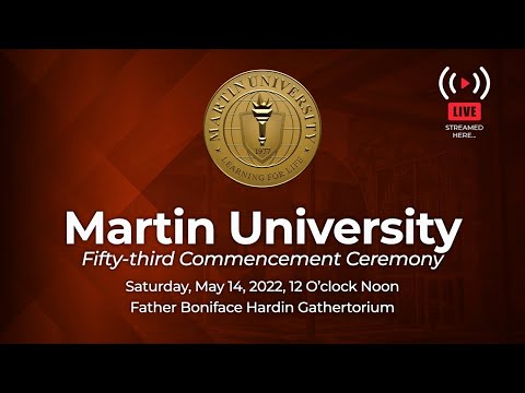Martin University's 53rd Commencement Ceremony