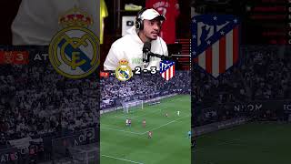 REACCIÓN AL REAL MADRID VS ATLETICO DE MADRID ⚪ VS 🔴⚪