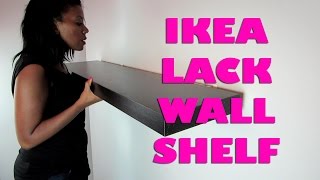 01. How to Install a Floating Wall Shelf - Ikea Lack