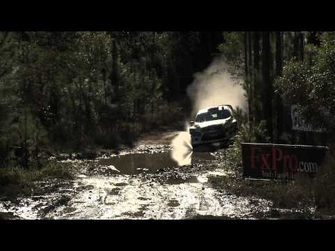 Ken Block's wild water crossing on WRC Australia's Power Stage 2011 HD