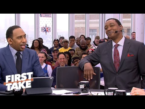 Isiah Thomas gets booed by the First Take crowd for his Bulls-Pistons take