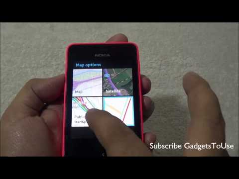 How To Use GPS Navigtation Maps on Nokia Asha 501