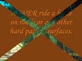 The abuse of a horse part five (breaking to ride)