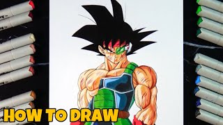 How To Draw Bardock Battle Damaged Drawing Tutorial
