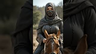Arab Girl Horse Riding
