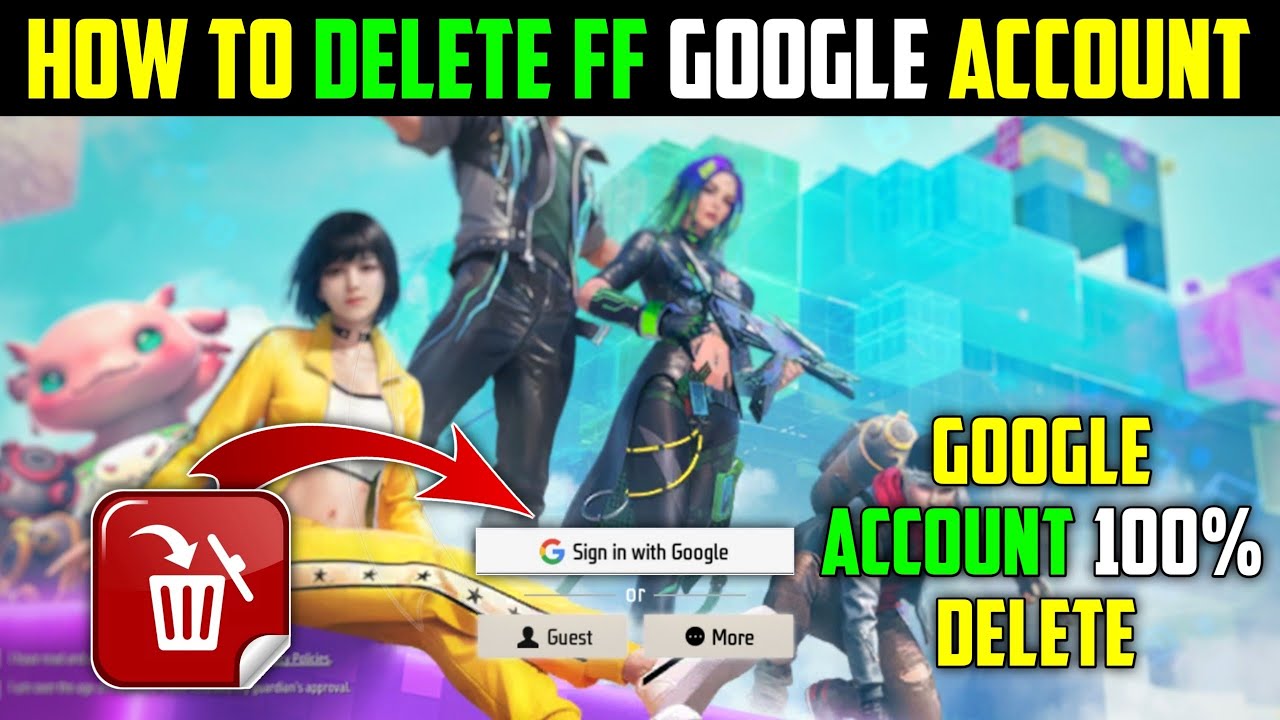 How To Delete Free Fire Max Google Account Permanently | How To Delete Free Fire Max Google Account Permanently |