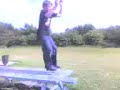 Front Flip off Metal Table (Me Yonks ago - Short Hair!!!)