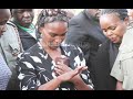 Sarah Wairimu launches scathing attack during the burial of h...