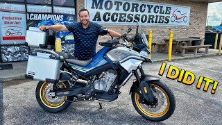 I Bought A New Cheap China Flagship Bike & Rode It For 100 Miles Home - Cfmoto Ibex 800T
