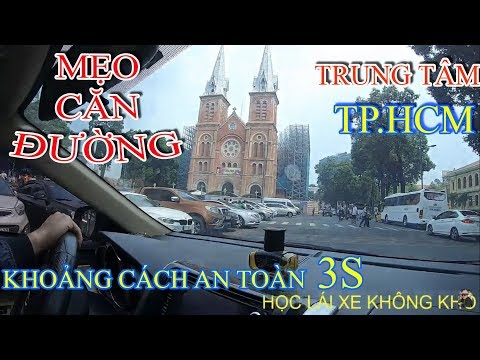 MẸO CĂN ĐƯỜNG, GIỮ KHOẢNG CÁCH AN TOÀN TRONG TRUNG TÂM TPHCM