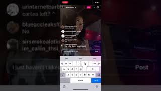 Blue Girls Club Season Ii Lil Baby Sevyn Instagram Live April 2021