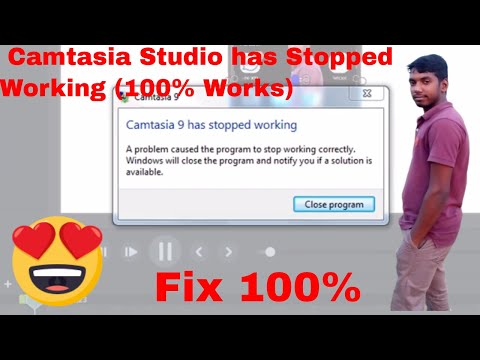 Camtasia has stopped working Fix 100%