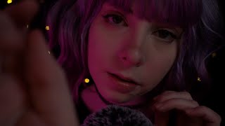 Asmr Cozy Close Up Personal Attention, Mouth Sounds & Breathing - Fluffy Mic, Scratching, Visual