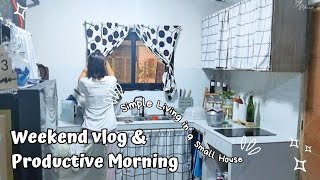 Productive Morning In My Tiny House Weekend Vlog Homemaking Motivation Mhean Reyes