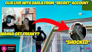 CLIX GOES LIVE With DARLA *AGAIN* From His *SECRET ACCOUNT* & GETS FREAKY With H