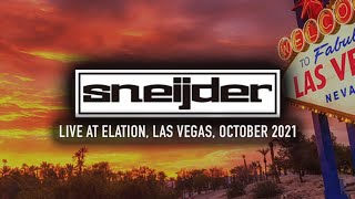 Sneijder Live Elation, Las Vegas, October 2021