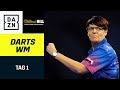 Lisa Ashton nimmt es mit den Männern auf - auch Martin Schindler im Einsatz | Darts WM | Tag1 | DAZN