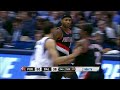 Brandan Wright Snatches Wesley Matthews' Shot Out of the Air