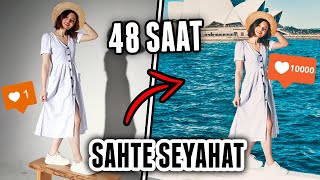 48 SAATLİK SAHTE SEYAHAT!! (Instagram Takipçilerimi Kandırdım) / SYDNEY