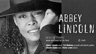 Watch Abbey Lincoln Avec Le Temps video