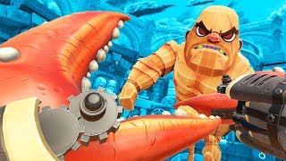 Giant Crab Vs Tiny Gladiators - Gorn Gameplay - Vr Htc Vive Pro