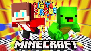 JJ And Mikey Got Into The AMAZING DIGITAL CIRCUS And Met POMNI In Minecraft - Ma