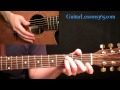 John Lennon Imagine Guitar Lesson - Learn How To Play - Easy Acoustic