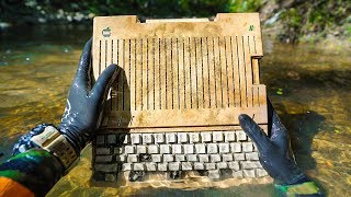 Found Ancient MacBook Pro While Searching a Shallow River for Interesting Finds! (Unbelievable) Found Ancient MacBook Pro While Searching a Shallow River for Interesting Finds! (Unbelievable)