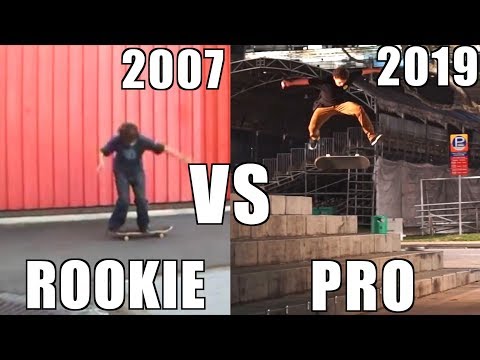 12 Years Of Skateboarding Progress | From Rookie To Proskater