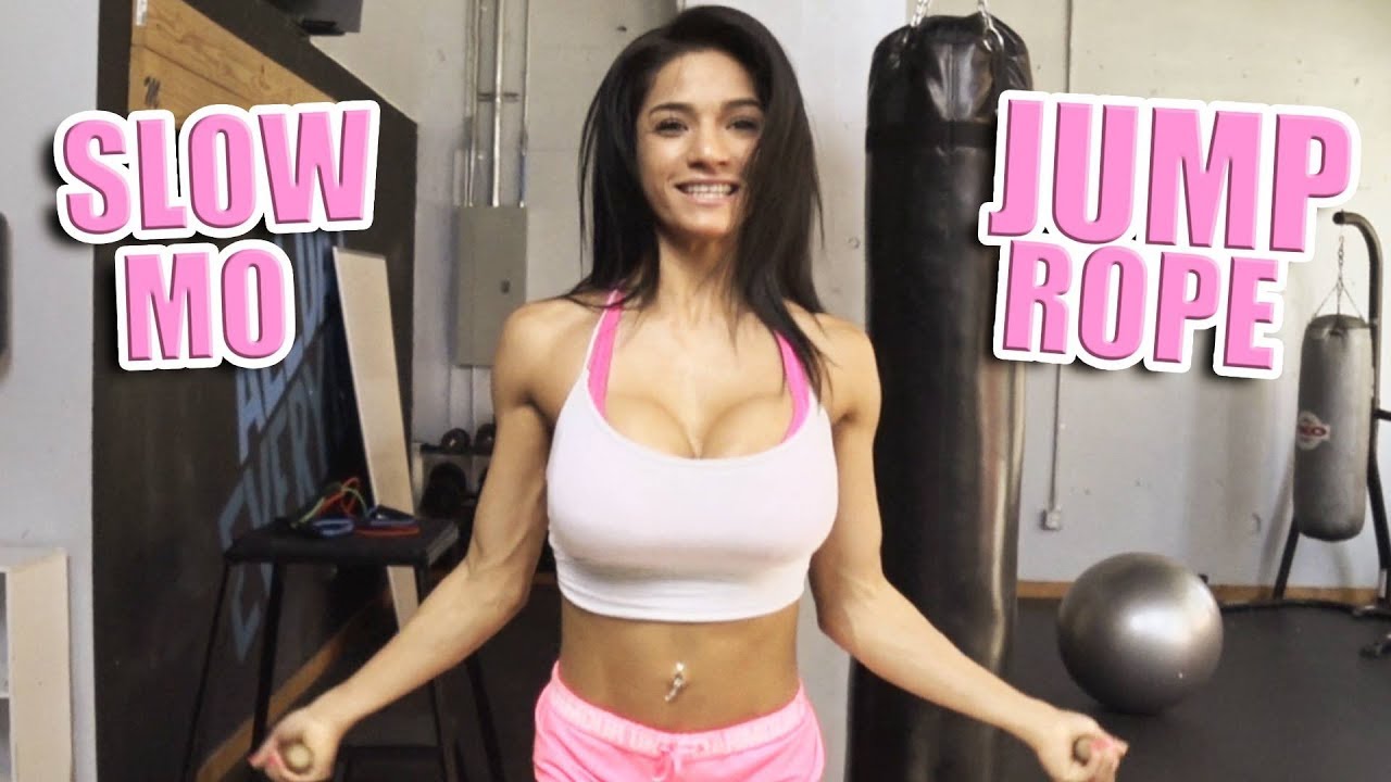 Slow motion jump rope jiggle fan compilations