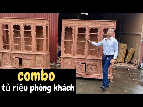 Combo mẫu tủ rượu trưng bày phòng khách đẹp - tủ rượu trưng bày ( @Thế Giới Đồ Gỗ ) thắng tài lộc
