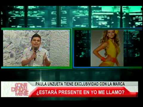 PAULA UNZUETA TIENE EXCLUSIVIDAD CON LA MARCA