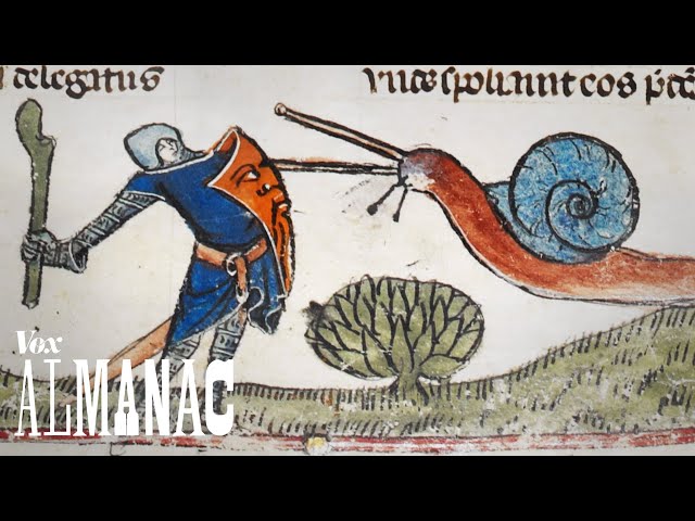 Why Knights Fought Snails In Medieval Art - Video