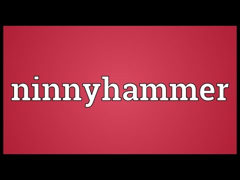 Header of ninnyhammer
