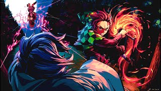 Tanjiro Vs Rui Full Fight 1080P Hd