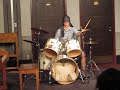 Live Blindfolded Drum Improv