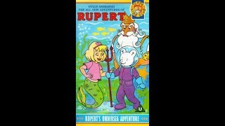 Original VHS Closing: Rupert - Rupert's Undersea Adventure (UK Retail Tape)