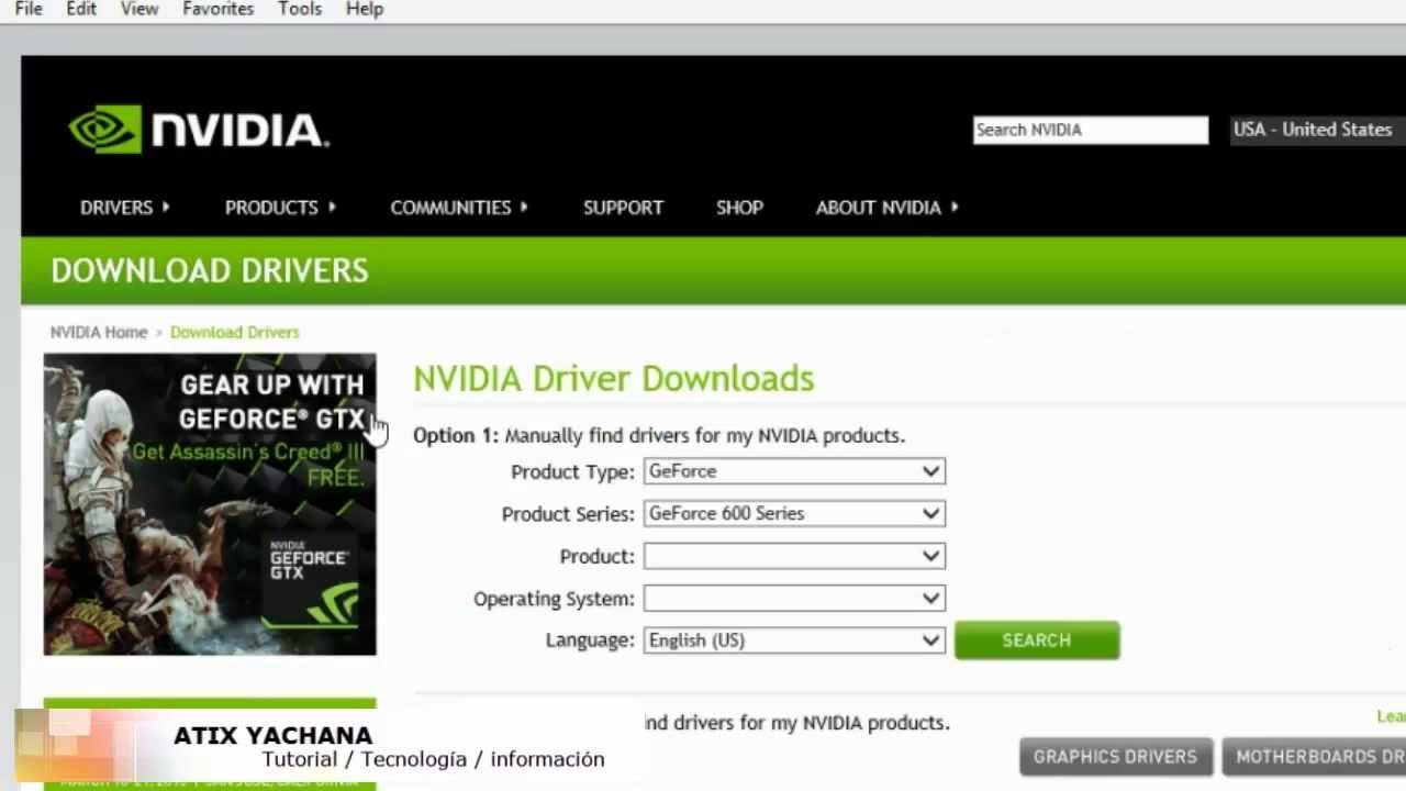 Nvidia geforce go 7300 driver windows 7 download 32 bit