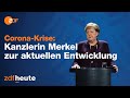 Bundeskanzlerin Angela Merkel zu Corona und der Situation in ...