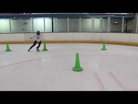 Ice Hockey Power Skating Speed Agility and Balance Drill - Pivot, Crossovers, Mohawk and Tight Turns Ice Hockey Power Skating Speed Agility and Balance Drill - Pivot, Crossovers, Mohawk and Tight Turns