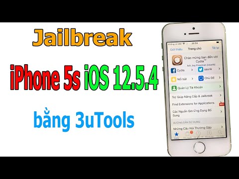 Cách Jailbreak iPhone 5s iOS 12.5.4 bằng 3uTools