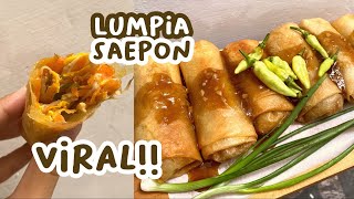 RAME BANGET YANG NGANTRI!! RESEP LUMPIA SAYUR SAEPON SURABAYA | GAMPANG & PASTI 